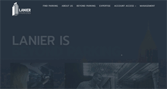 Desktop Screenshot of lanierparking.com